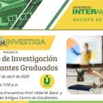 En Vivo: Sexto Simposio de Investigación de Estudiantes Graduados